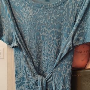 Vera Wang dress shirt partial see thru